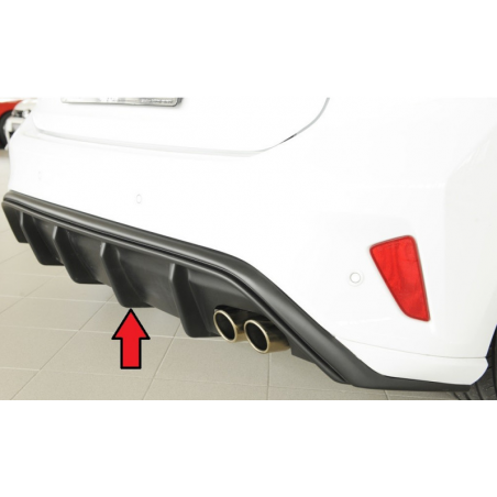 Diffuseur de pare-chocs arrière "Noir" "Rieger Tuning" FORD FOCUS MK4 ST (DEH)