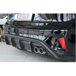 Diffuseur de pare-chocs arrière "Noir" "Rieger Tuning" FORD FOCUS MK4 ST (DEH)