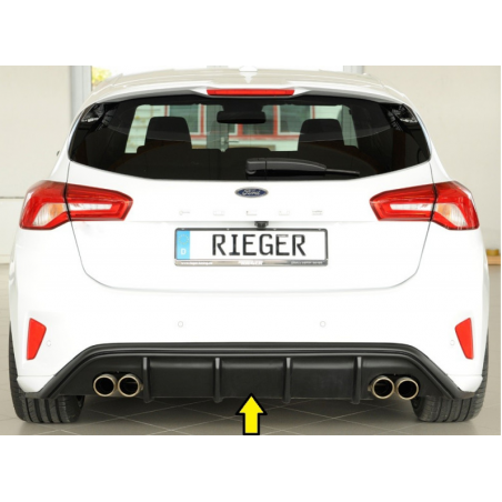 Diffuseur de pare-chocs arrière "Noir" "Rieger Tuning" FORD FOCUS MK4 ST (DEH)