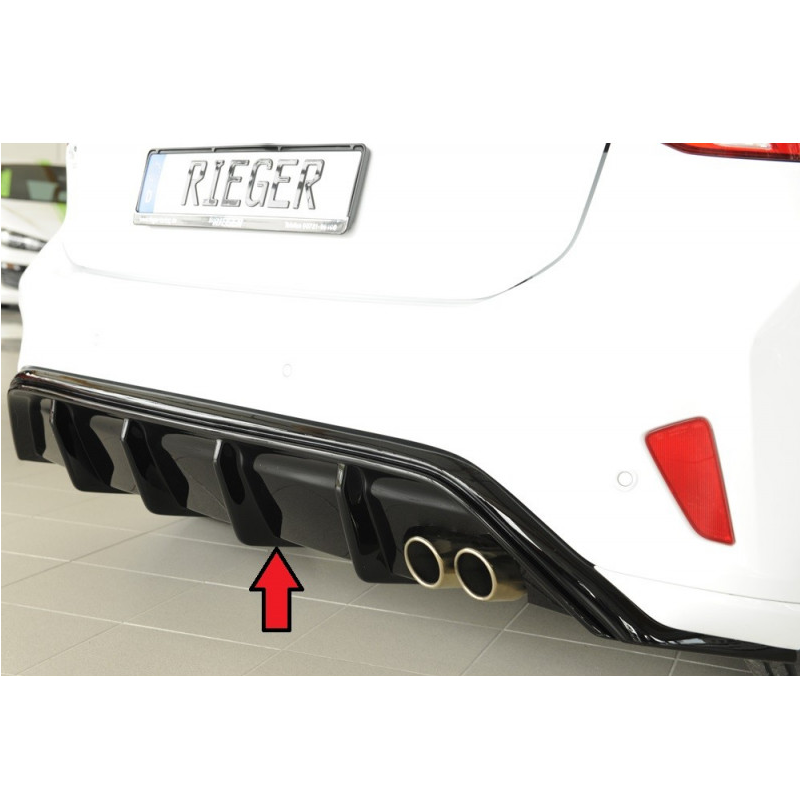 Diffuseur de pare-chocs arrière "Noir brillant" "Rieger Tuning" FORD FOCUS MK4 ST (DEH) Diffuseur de pare-chocs arrière "Noir brillant" "Rieger Tuning" FORD FOCUS MK4 ST (DEH)