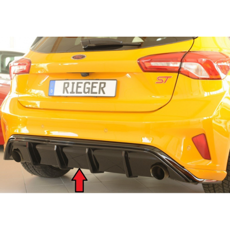 Diffuseur de pare-chocs arrière "Noir brillant" "Rieger Tuning" FORD FOCUS MK4 ST (DEH)