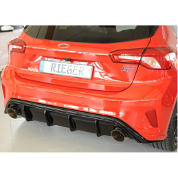 Diffuseur de pare-chocs arrière "Noir brillant" "Rieger Tuning" FORD FOCUS MK4 ST (DEH)