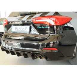 Diffuseur de pare-chocs arrière "Noir brillant" "Rieger Tuning" FORD FOCUS SW ST MK4 (DEH) Diffuseur de pare-chocs arrière "Noir brillant" "Rieger Tuning" FORD FOCUS SW ST MK4 (DEH)