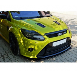 Lame Du Pare-Chocs Avant V.1 Maxton - Ford Focus RS Mk2 Noir Brillant