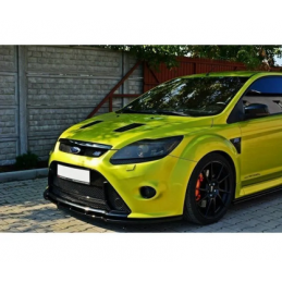 Lame Du Pare-Chocs Avant V.1 Maxton - Ford Focus RS Mk2 Noir Brillant