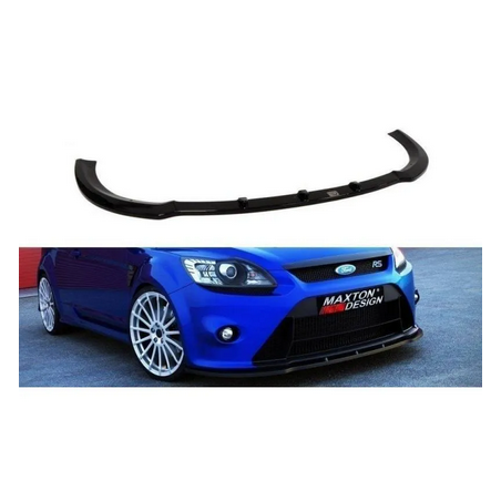 Lame Du Pare-Chocs Avant V.1 Maxton - Ford Focus RS Mk2 Noir Brillant