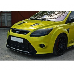 Lame Du Pare-Chocs Avant V.2 Maxton - Ford Focus RS Mk2 Noir Brillant