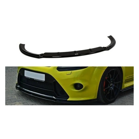 Lame Du Pare-Chocs Avant V.2 Maxton - Ford Focus RS Mk2 Noir Brillant