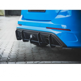Sport Durabilité Central Diffuseur Arriere Maxton - Ford Focus RS Mk3 Noir