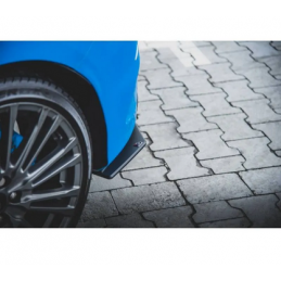 Sport Durabilité Lame Du Pare Chocs Arriere Maxton - Ford Focus RS Mk3 Noir