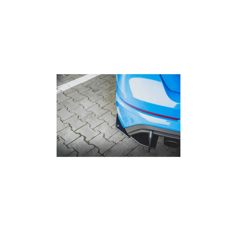Sport Durabilité Lame Du Pare Chocs Arriere Maxton - Ford Focus RS Mk3 Noir