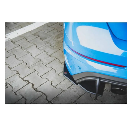 Sport Durabilité Lame Du Pare Chocs Arriere Maxton - Ford Focus RS Mk3 Noir