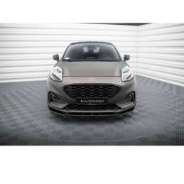 Lame Du Pare-Chocs Avant Maxton - Ford Puma ST / ST-Line Noir Brillant Lame Du Pare-Chocs Avant Maxton - Ford Puma ST / ST-Line Noir Brillant