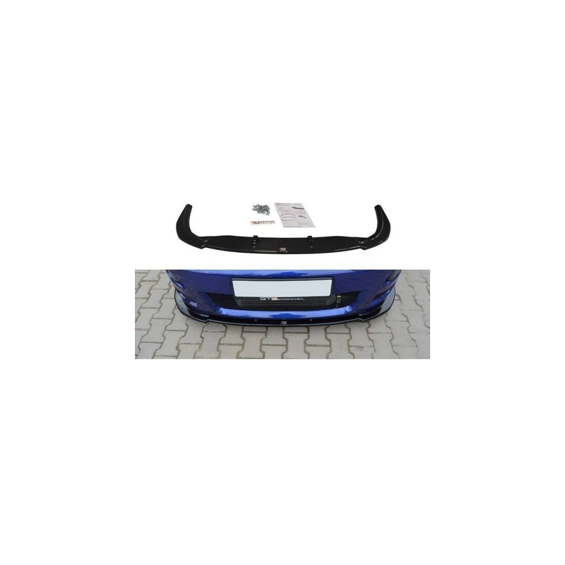 Lame Du Pare-Chocs Avant Maxton - Ford Focus RS Mk1 Noir Brillant