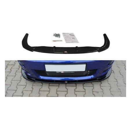 Lame Du Pare-Chocs Avant Maxton - Ford Focus RS Mk1 Noir Brillant