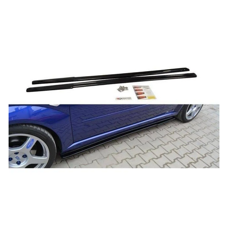Rajouts Des Bas De Caisse Maxton - Ford Focus RS Mk1 Noir Brillant