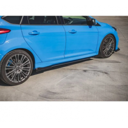 Sports Durabilité Rajouts Des Bas De Caisse Noir+ Flaps Rabats Brillant Maxton - Ford Focus RS Mk3