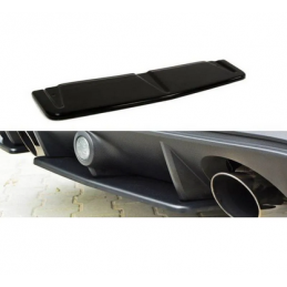 Central Arriere Splitter Maxton -  Ford Focus RS Mk3 Noir Brillant