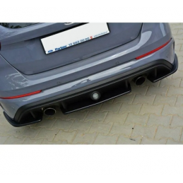 Lame Du Pare-Chocs Arriere Maxton - Ford Focus RS Mk3 Noir Brillant