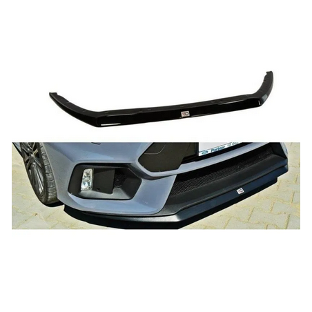 Lame Du Pare-Chocs Avant V.2 Maxton - Ford Focus RS Mk3 Noir Brillant
