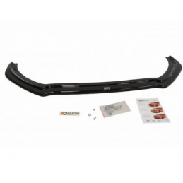 Lame Du Pare-Chocs Avant V.4 Maxton - Ford Focus RS Mk3 Noir Brillant