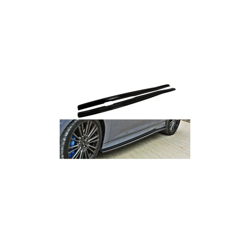 Rajouts Des Bas De Caisse Maxton - Ford Focus RS Mk3 Noir Brillant