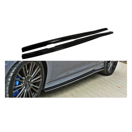 Rajouts Des Bas De Caisse Maxton - Ford Focus RS Mk3 Noir Brillant
