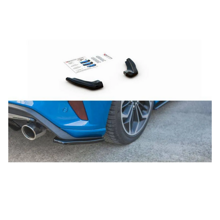 Lame Du Pare-Chocs Arriere V.1 Maxton - Ford Focus ST Mk4 Noir Brillant