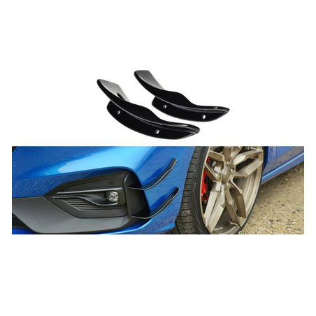 Ailes de pare-chocs avant (Canards) Maxton - Ford Focus ST / ST-Line Mk4
