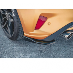 Lames De Pare-Chocs Arrière Latérales V.2 Maxton - Ford Focus ST Mk4 Noir Brillant Lames De Pare-Chocs Arrière Latérales V.2 Maxton - Ford Focus ST Mk4 Noir Brillant