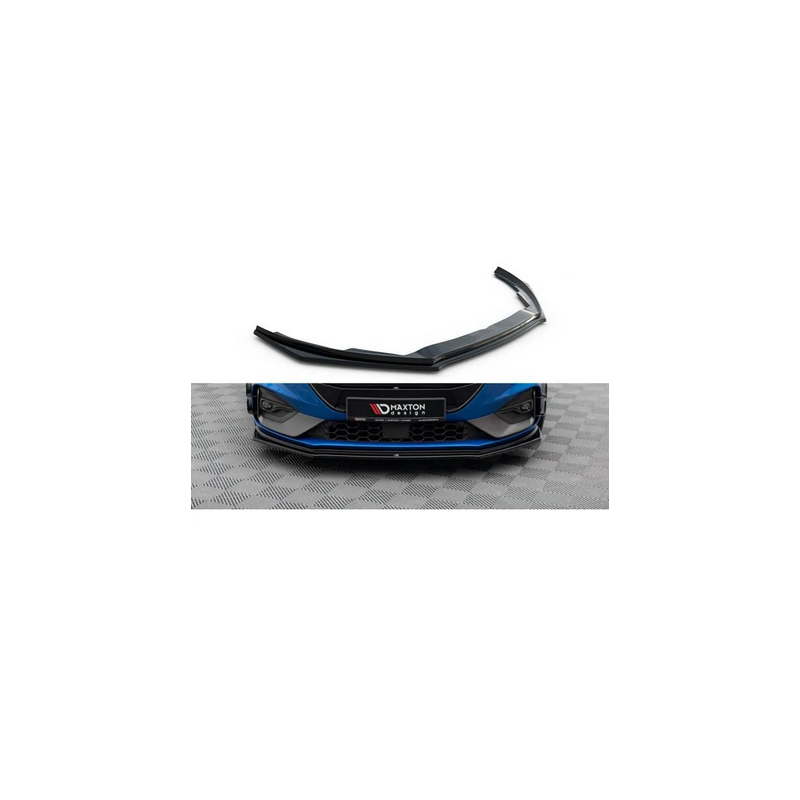 Lame Du Pare-Chocs Avant V.5 Maxton - Ford Focus ST / ST-Line Mk4 Noir Brillant