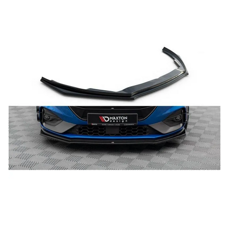 Lame Du Pare-Chocs Avant V.5 Maxton - Ford Focus ST / ST-Line Mk4 Noir Brillant