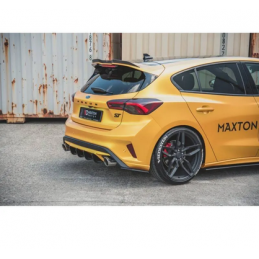 Sport Durabilité Lame Du Pare Chocs Arriere Maxton - Ford Focus ST Mk4 Noir