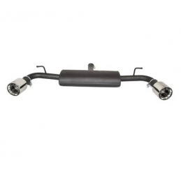 Rajout Du Pare-Chocs Arriere Avec Échappement Maxton - Ford Focus ST-Line Mk4 Noir Brillant \ Poutre de torsion