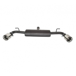 Rajout Du Pare-Chocs Arriere Avec Échappement Maxton - Ford Focus ST-Line Mk4 Noir Brillant \ Multibras