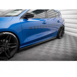 Rajouts Des Bas De Caisse V.5 Maxton - Ford Focus ST / ST-Line Mk4 Noir Brillant