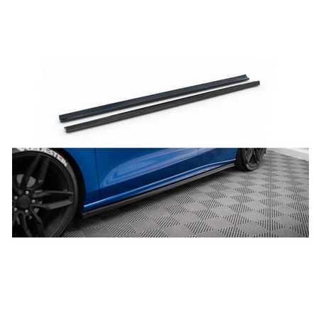 Rajouts Des Bas De Caisse V.5 Maxton - Ford Focus ST / ST-Line Mk4 Noir Brillant