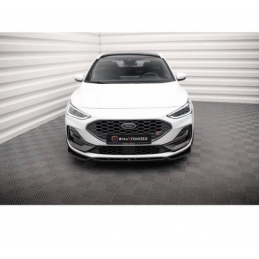 Lame Du Pare-Chocs Avant V.7 Maxton - Ford Focus ST / ST-Line Mk4 Noir Brillant Lame Du Pare-Chocs Avant V.7 Maxton - Ford Focus ST / ST-Line Mk4 Noir Brillant