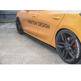 Street Pro Rajouts Des Bas De Caisse Maxton - Ford Focus ST / ST-Line Mk4 Noir