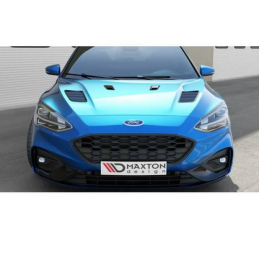 Prise D'Air Capot Maxton - Ford Focus ST-Line / ST Mk4 ( Plus Petits ) Noir Brillant