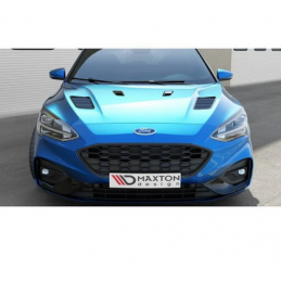 Prise D'Air Capot Maxton - Ford Focus ST-Line / ST Mk4 Noir Brillant