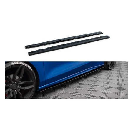 Rajouts Des Bas De Caisse Maxton - Ford Focus ST / ST-Line Mk4 Noir Brillant
