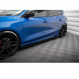 Rajouts Des Bas De Caisse V.4 Maxton - Ford Focus ST / ST-Line Mk4 Noir Brillant