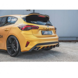 Sport Durabilité Central Diffuseur Arriere Maxton - Ford Focus ST Mk4 Noir