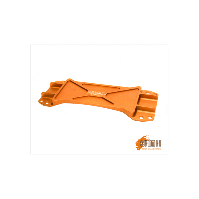 Renfort de châssis de tunnel arrière inférieur central à 4 points en alliage Fiesta MK7 et 7.5, MK8 1.5 ST et Puma ST