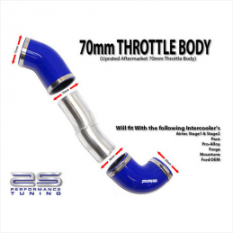 Tuyaux d'admission AIRTEC Motorsport 2,5 pouces avec côté froid de 70 mm Focus ST et RS Mk2