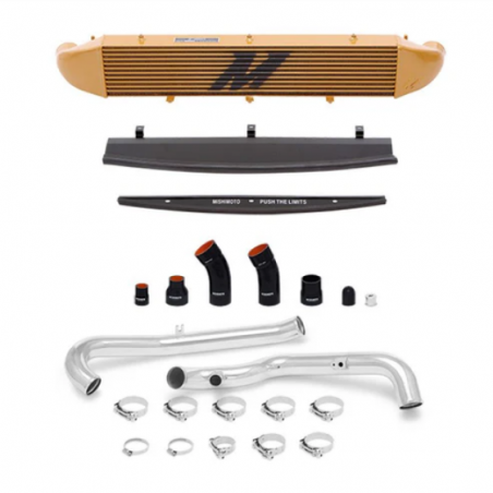 Kit d'échangeur thermique Mishimoto poli/doré Ford Fiesta ST 14+