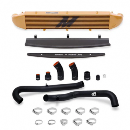 Kit d'échangeur thermique Mishimoto noir/doré Ford Fiesta ST 14+