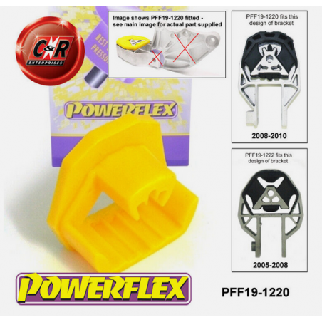 Silentblocs Powerflex réf 20 Ford Focus ST/RS MK2 phase 2 (08-10)