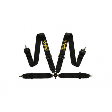 Ceinture de sécurité QSP 4-P 3/3 - NON FIA - Noir